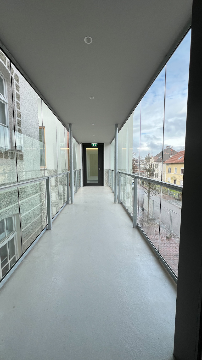 Neubau Übergang ins alte Musikschulhaus