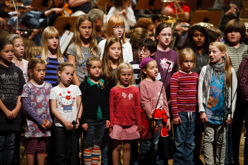 Chor mit Kinder im Grundschulalter