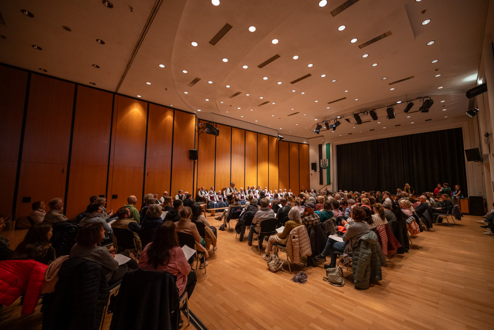 Das Publikum vom Konzert "Singen macht Spaß"