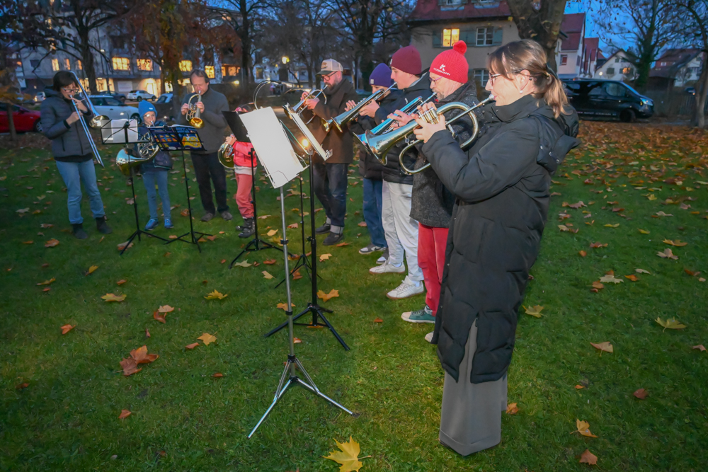Die Jungbläser im Danielspark