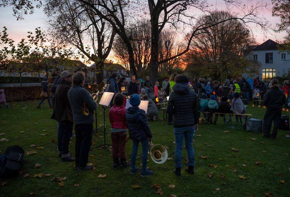 Die Jungbläser im Danielspark